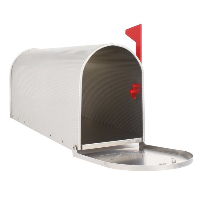 rottner briefkasten 31000 mailbox alu t00215 offen